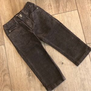 Bonpoint Dark Brown Corduroy Camden Pants sz 2T